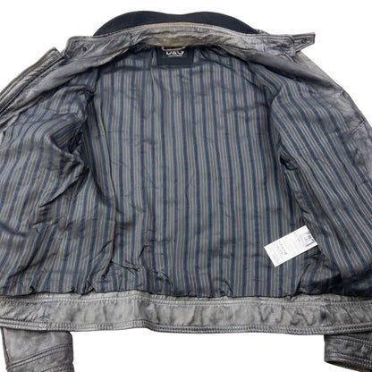 Vintage Dolce & Gabbana Lamb Leather Biker Jacket Size M