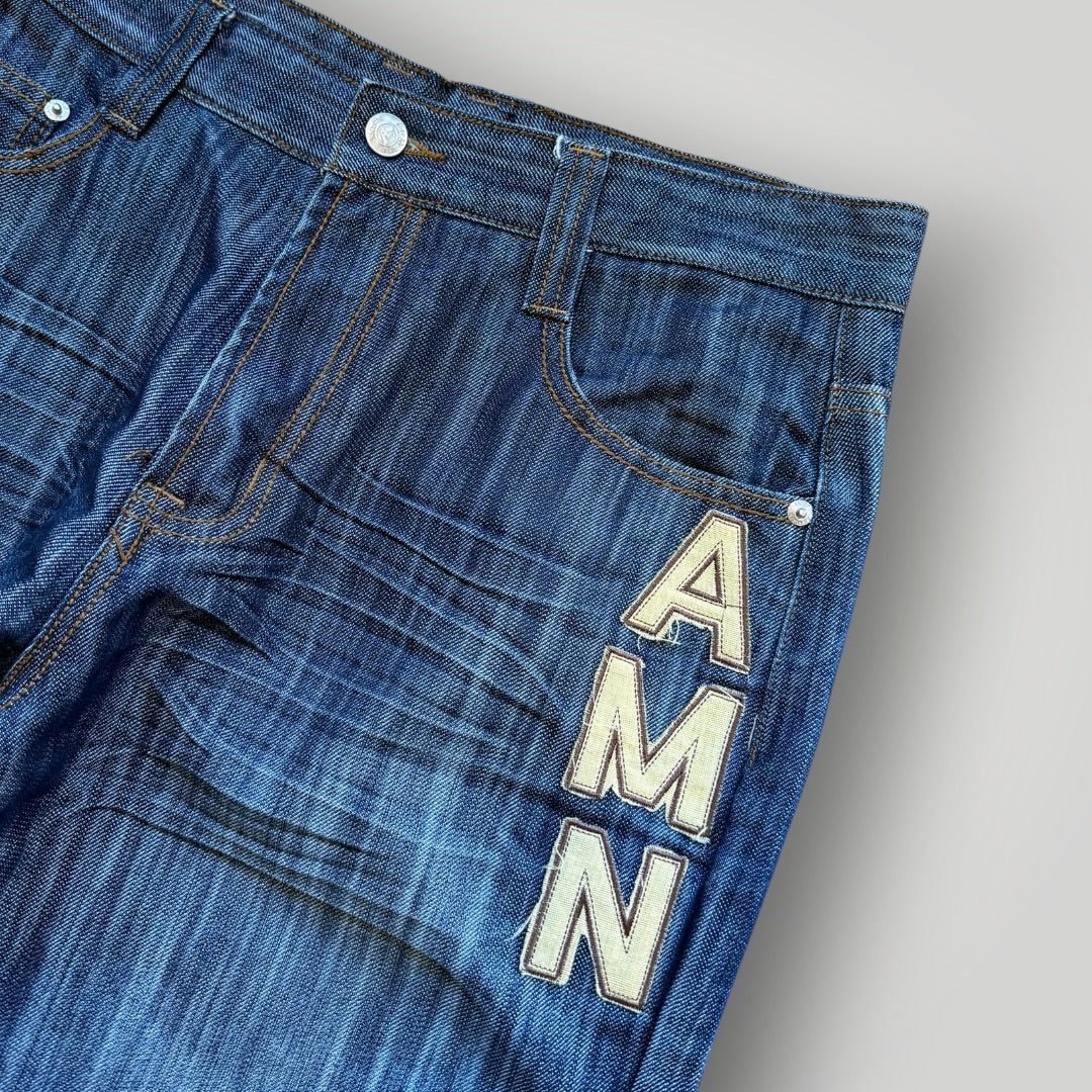 2000's Armani Jeans Embossed Slim Cut Jeans 32x32