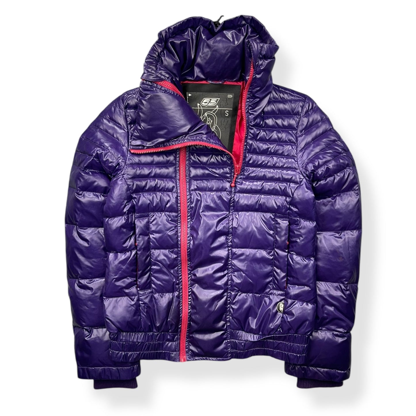 Diesel 55DSL Dual Zip Puffer Jacket (S) | Default Title, Pink