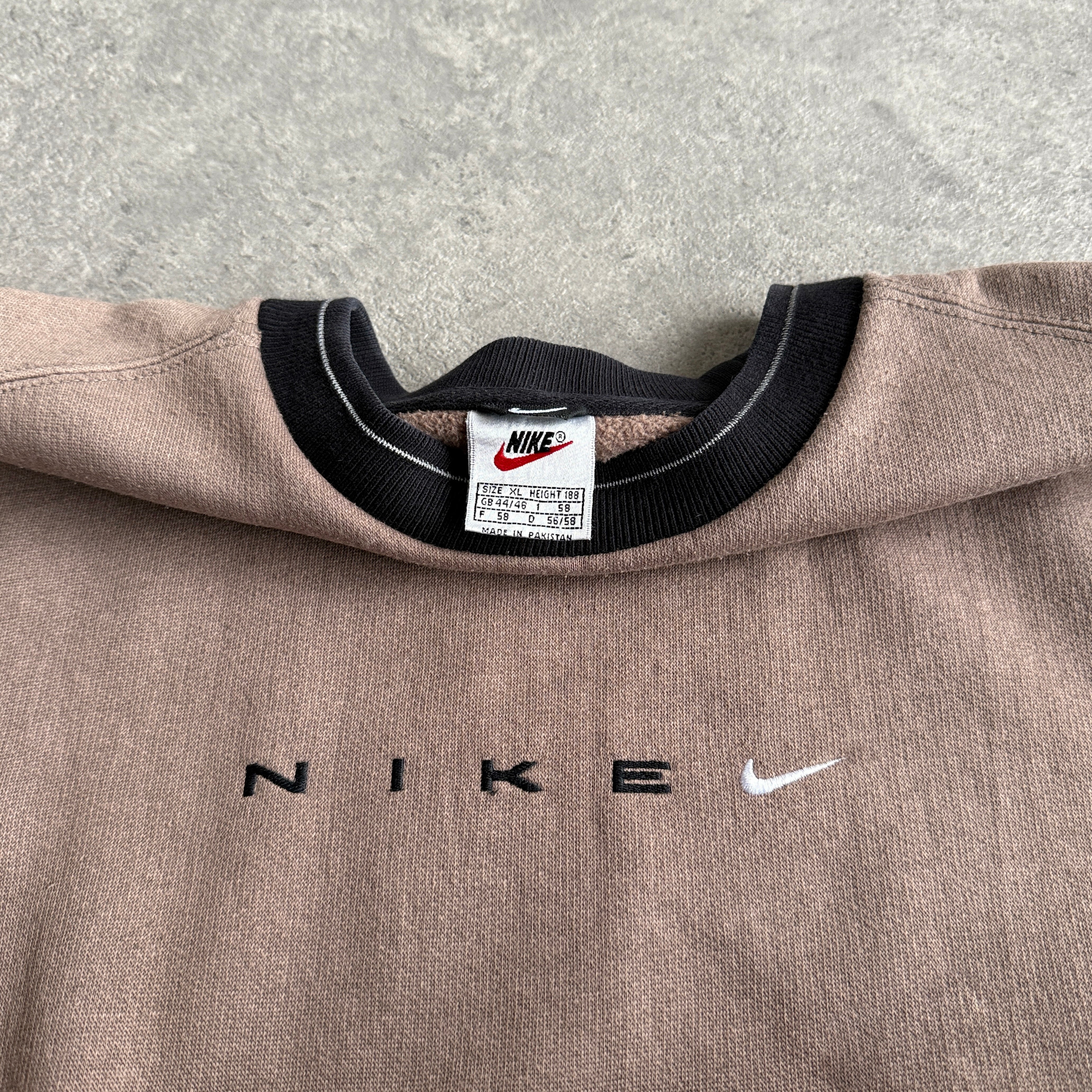nike 90s embroidered sweatshirt