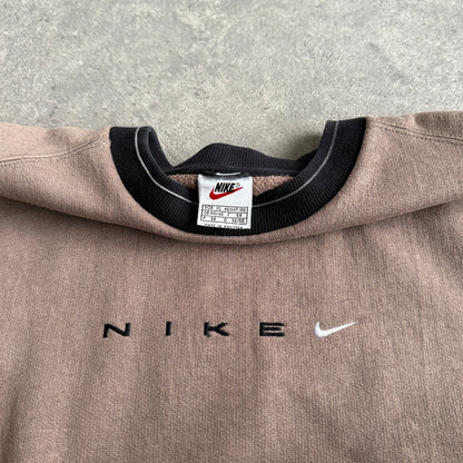 Nike 1990s heavyweight embroidered sweatshirt (XL)