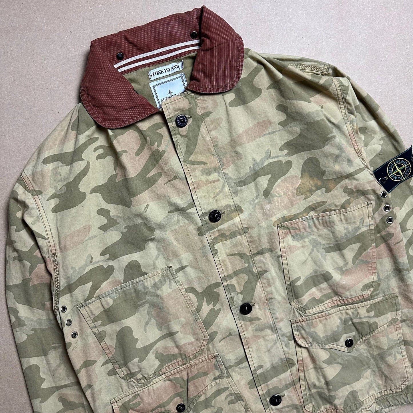 S/S 1990 Sand Ice Camouflage Carpenter Jacket
