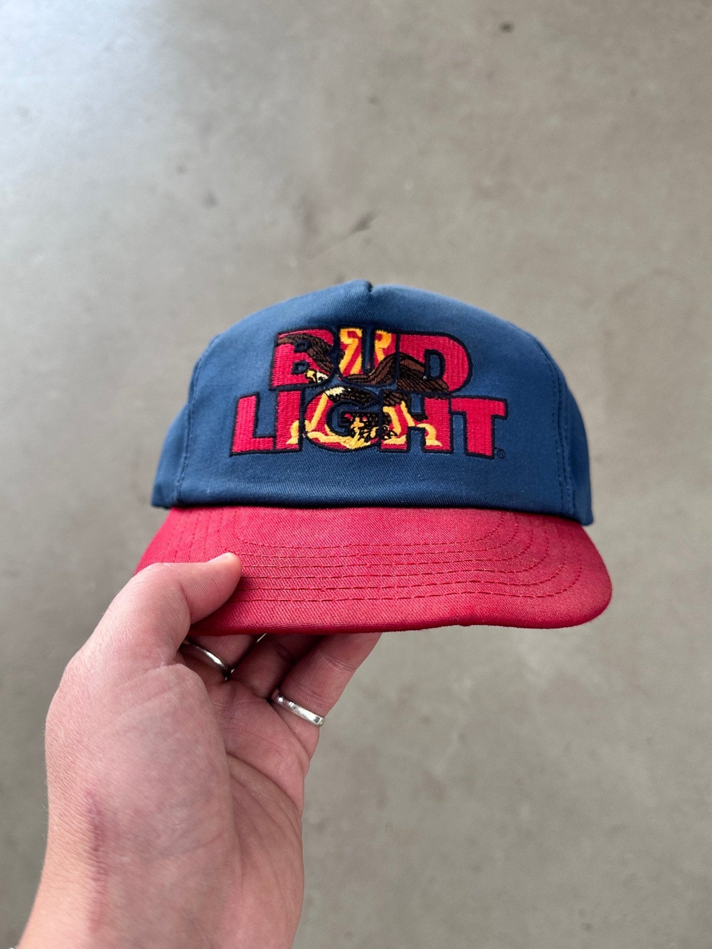1990’s Bud Light Eagle Cap | O/S, Blue