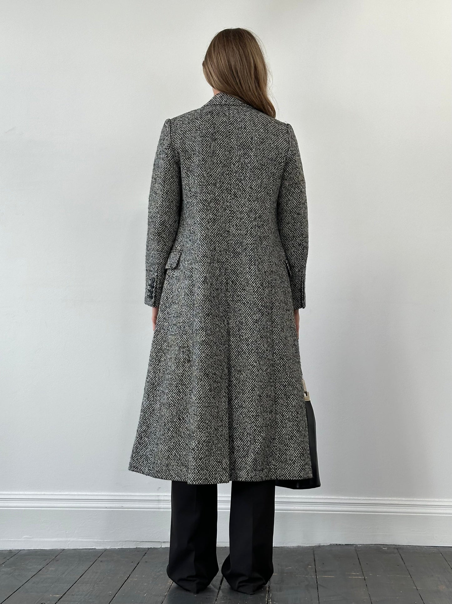MAX&Co Wool Blend Tweed Double Breasted Coat - M