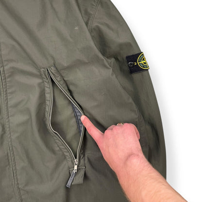 SS2000 Stone Island Nylam Dual Zip Jacket (XL) | Default Title, Olive