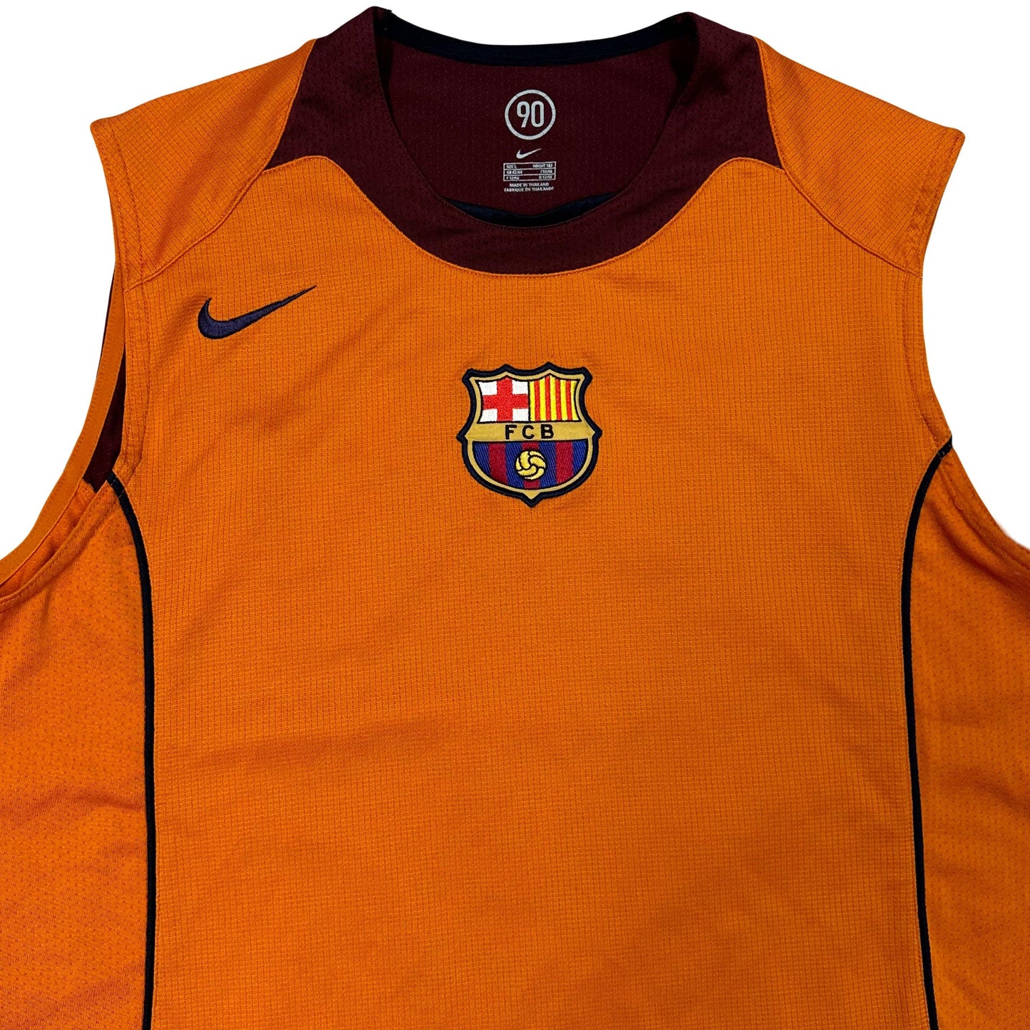 Nike Barcelona 2004/05 Vest In Orange - Known Source