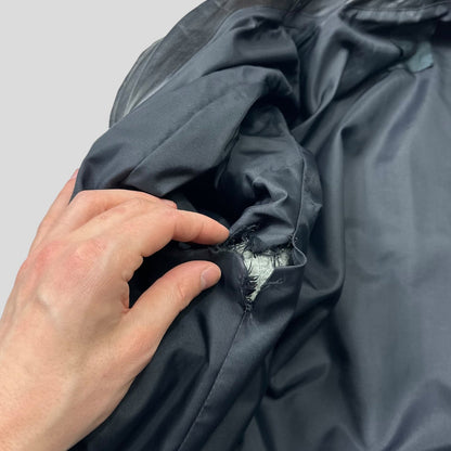 Neil Barrett 00’s Textured Padded Leather Moto Jacket - L