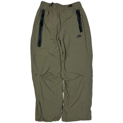 Nike Woven Tech Loose Fit Bottoms In Khaki Green ( M )