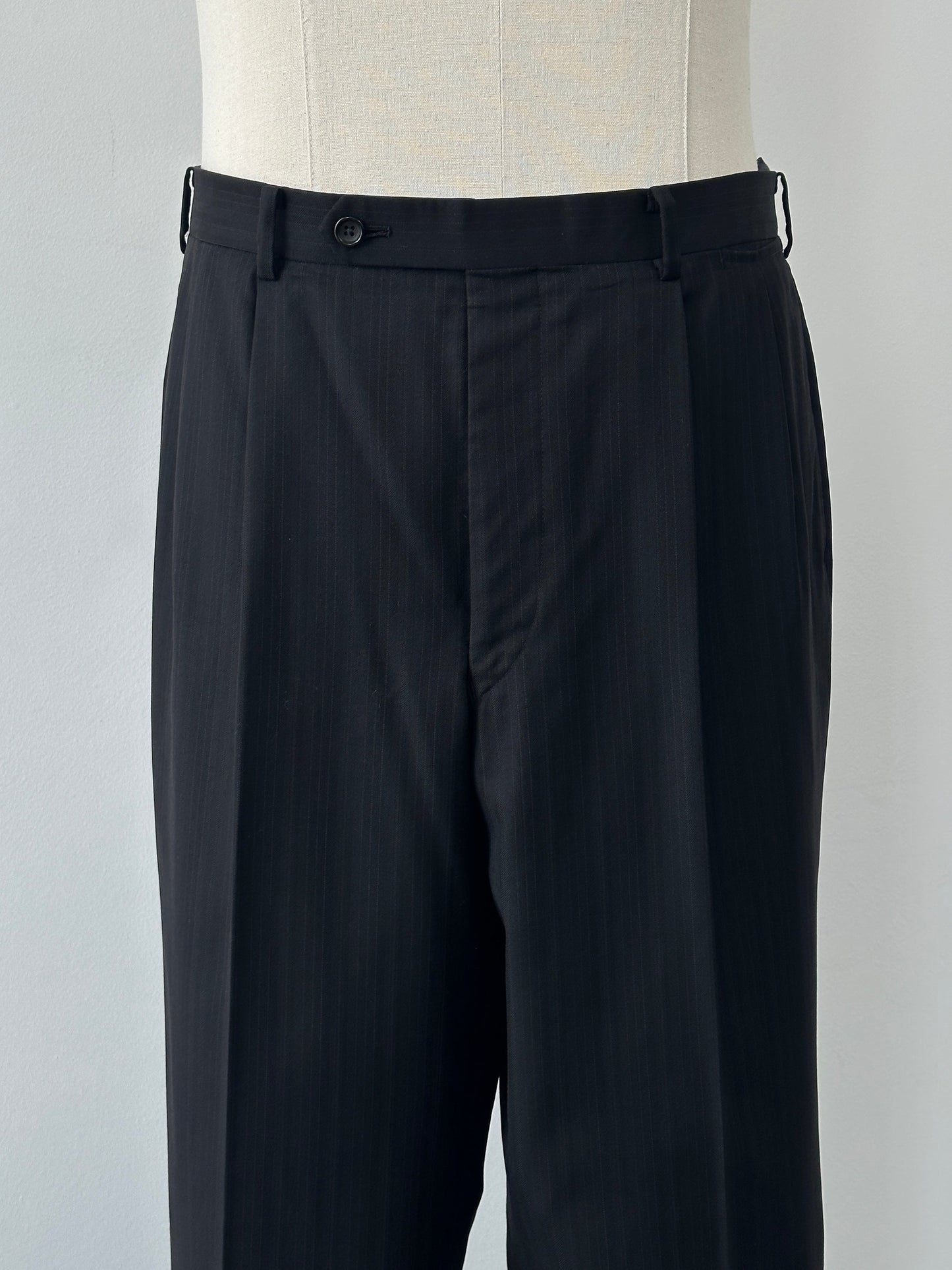 Loro Piana x Visaruno 1990s Pure Wool Single Breasted Suit - 42S/W34