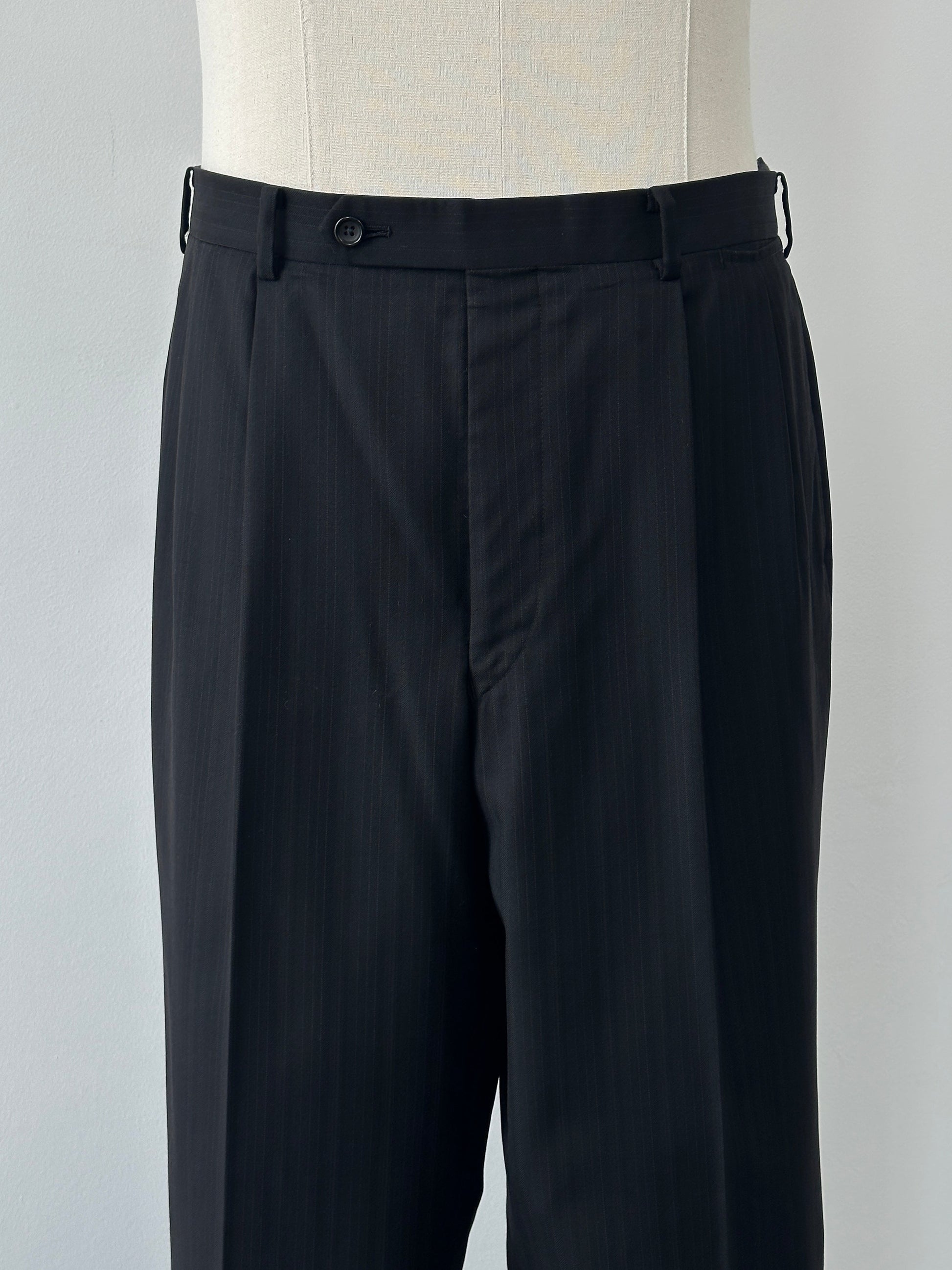 Loro Piana x Visaruno 1990s Pure Wool Single Breasted Suit - 42S/W34