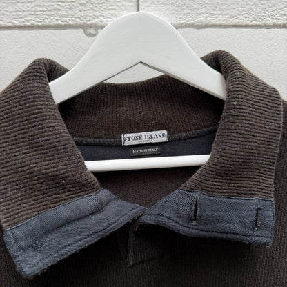 00’s Stone Island Compass Knit Jumper (XL) | Extra Large, Brown