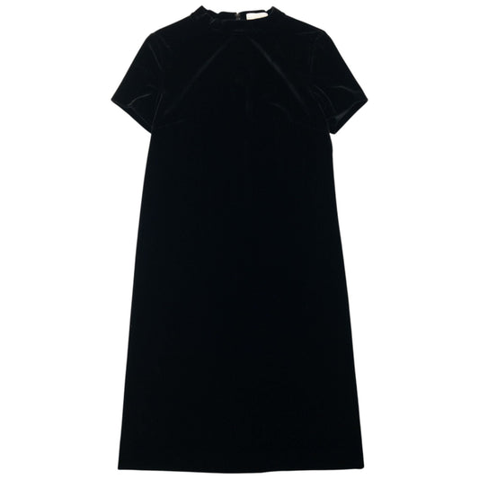 Vintage 90s Balenciaga La Mode Velvet Dress Womens Size S | Small, Black