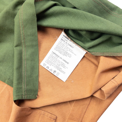 Vintage Comme Des Garçons SHIRT Contrast Q Zip Polo Shirt Size M