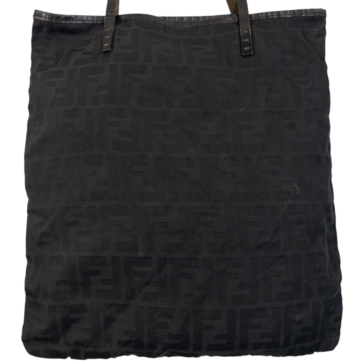 Vintage 2000s Fendi Monogram Shoulder Bag | O/S, Black