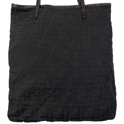 Vintage 2000s Fendi Monogram Shoulder Bag | O/S, Black