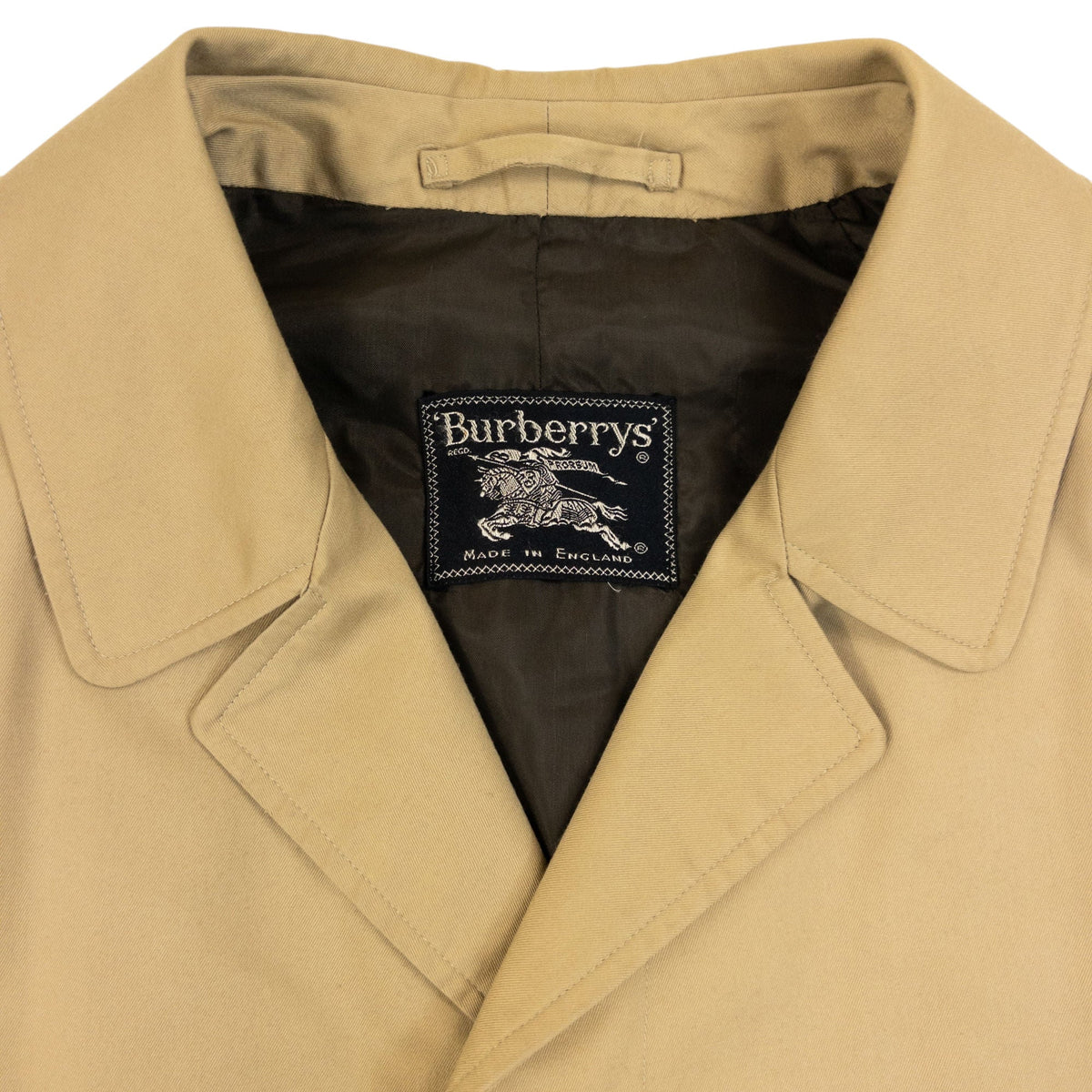 Vintage 90s Burberry Trench Jacket Size XL | XL, Beige