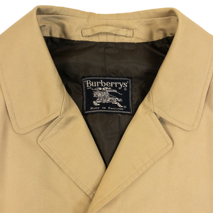 Vintage 90s Burberry Trench Jacket Size XL | XL, Beige