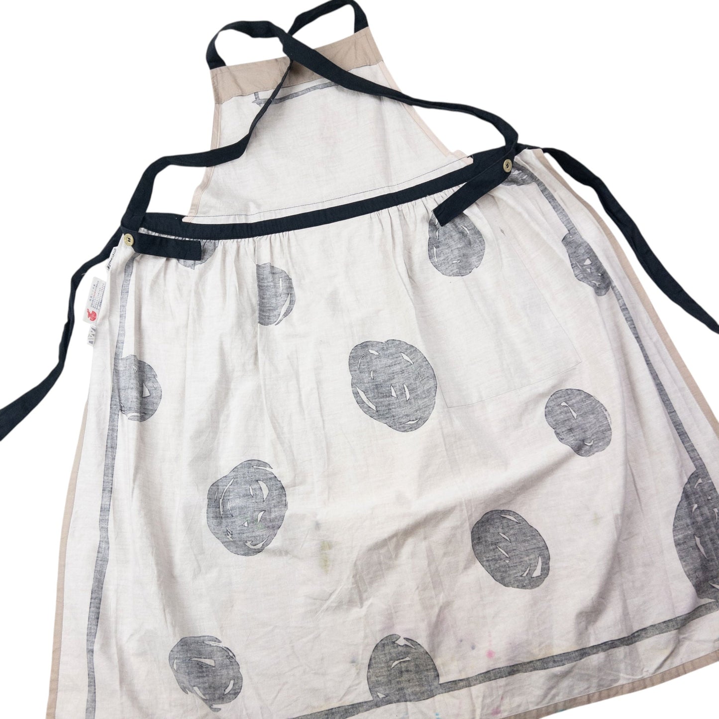 Vintage 90s Issey Miyake Apron | O/S, Beige