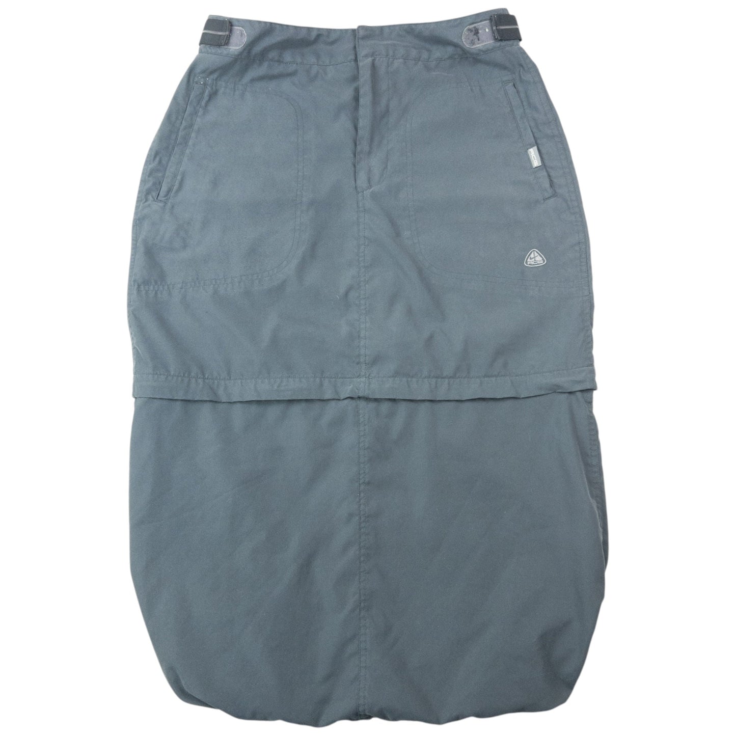 Vintage 2000s Nike ACG Zip Off Skirt Womens Size L | Large, Grey