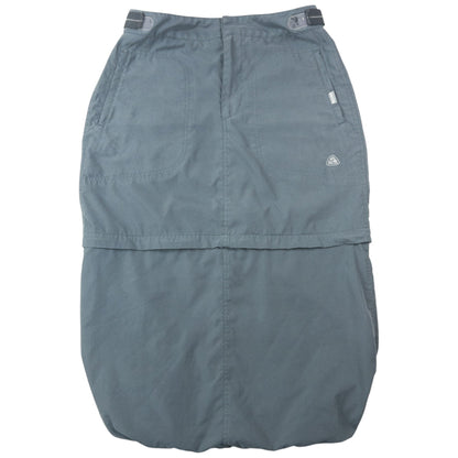 Vintage 2000s Nike ACG Zip Off Skirt Womens Size L | Large, Grey