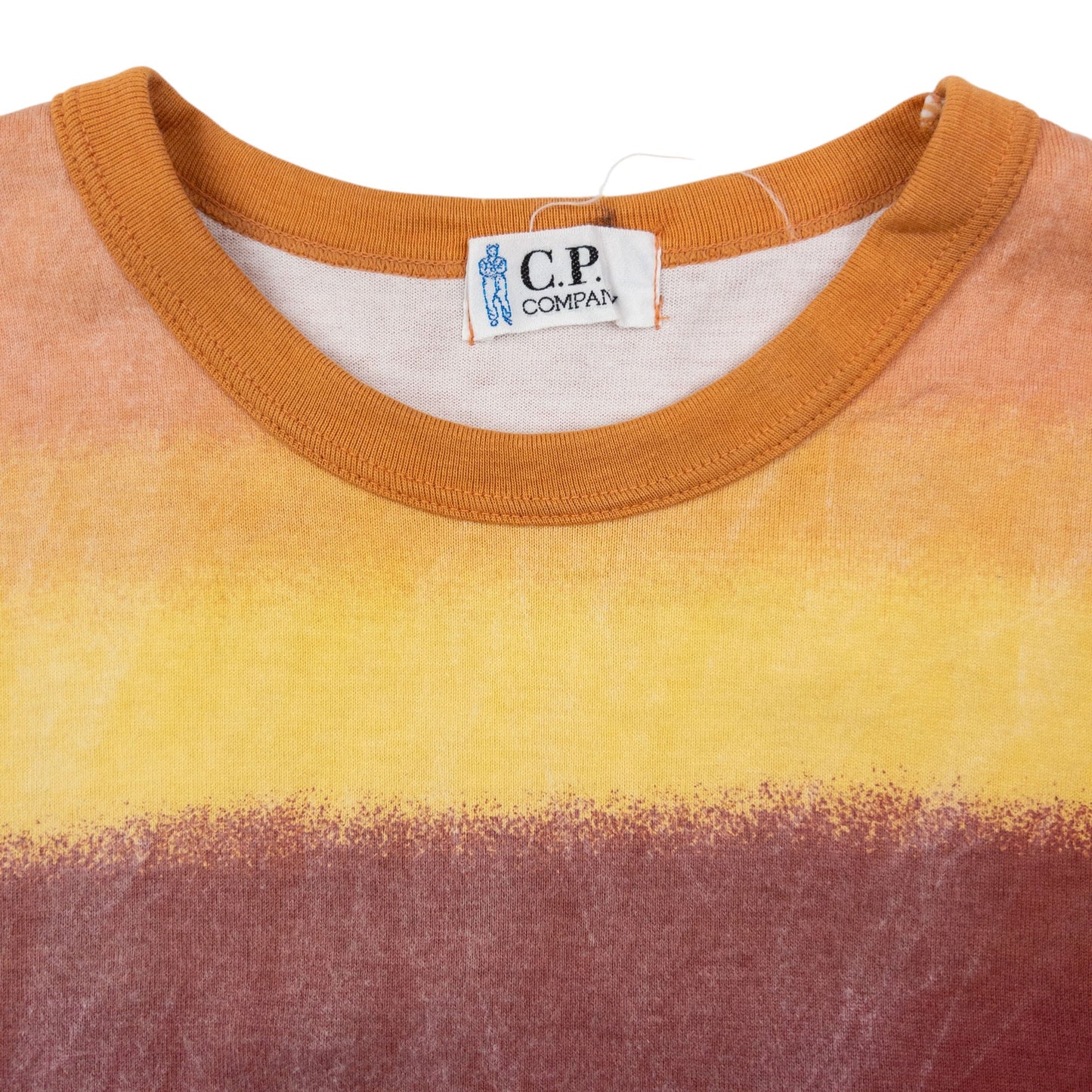 Vintage 80s CP Company Striped T Shirt Size XS