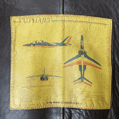Avirex 1990 'Alpha Jet' A2 Leather Flight Jacket - L | Large, Red