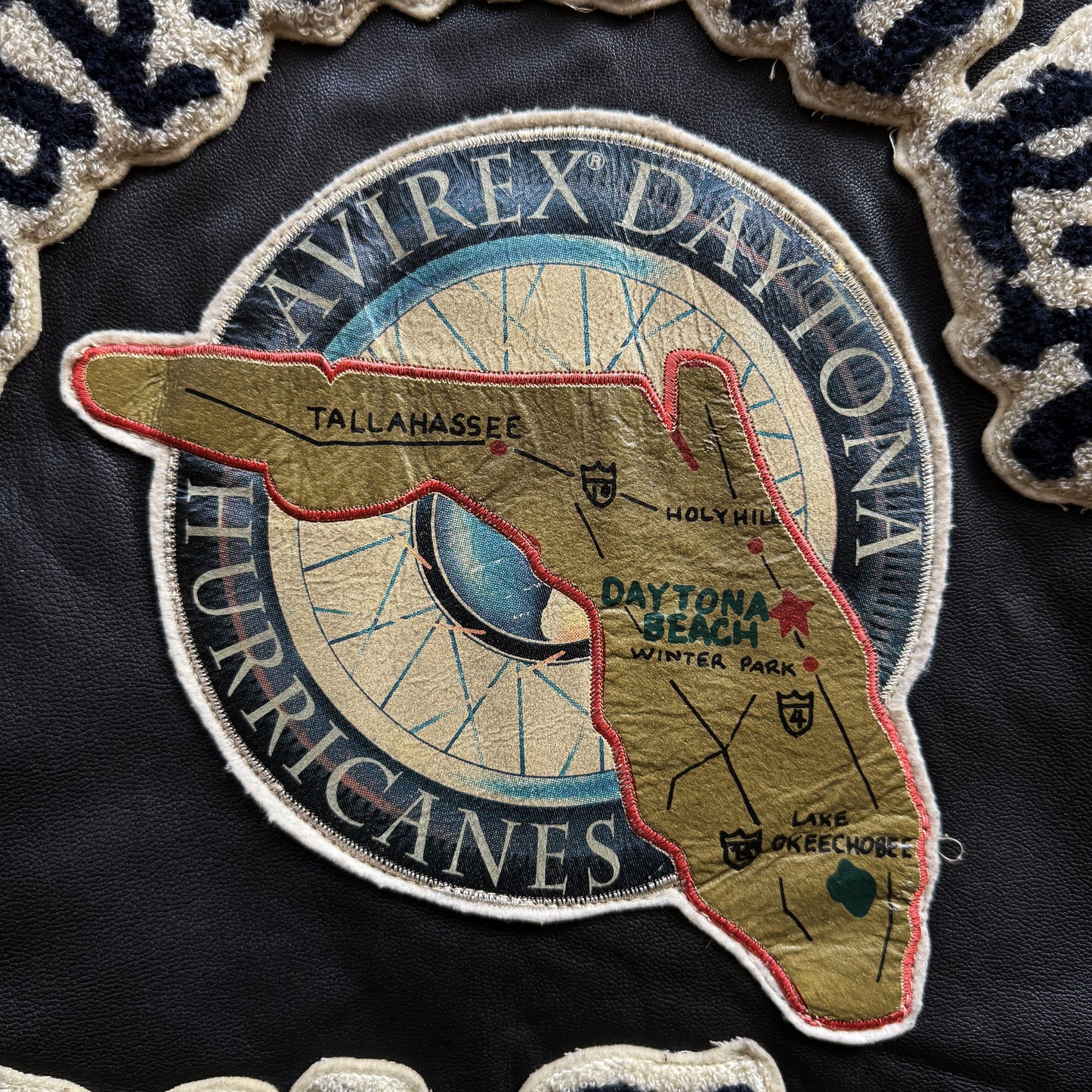 Avirex 'Daytona to LA' Leather Biker Jacket - M