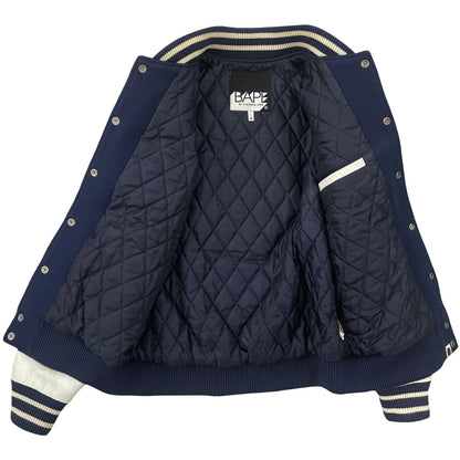 Bape Busy Works 07 Varsity Jacket - M