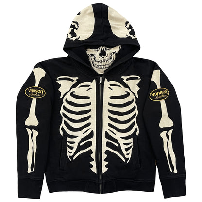 Vanson Leathers Skeleton Hoodie - Known Source