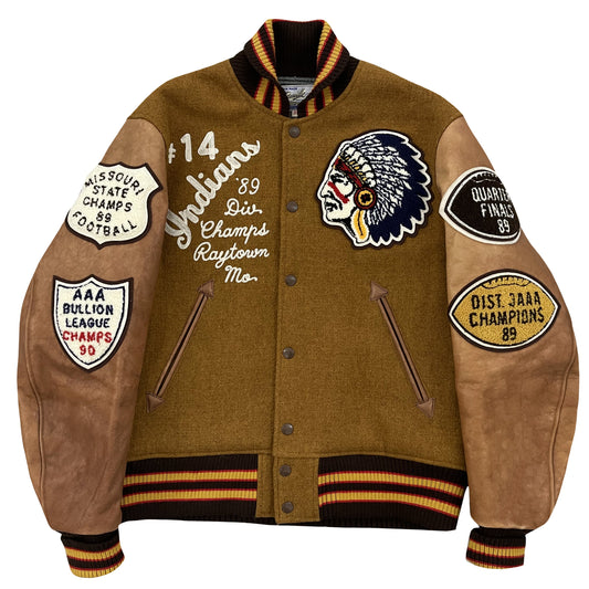 Whitesville Missouri Indians Varsity Jacket - M