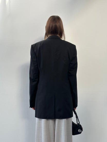 Yves Saint Laurent Pour Homme 1990s Pure Wool Single Breasted Blazer - 40L/XL