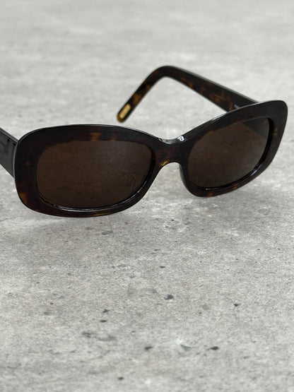 Fendi 2000s Oversized FF Monogram Logo Sunglasses