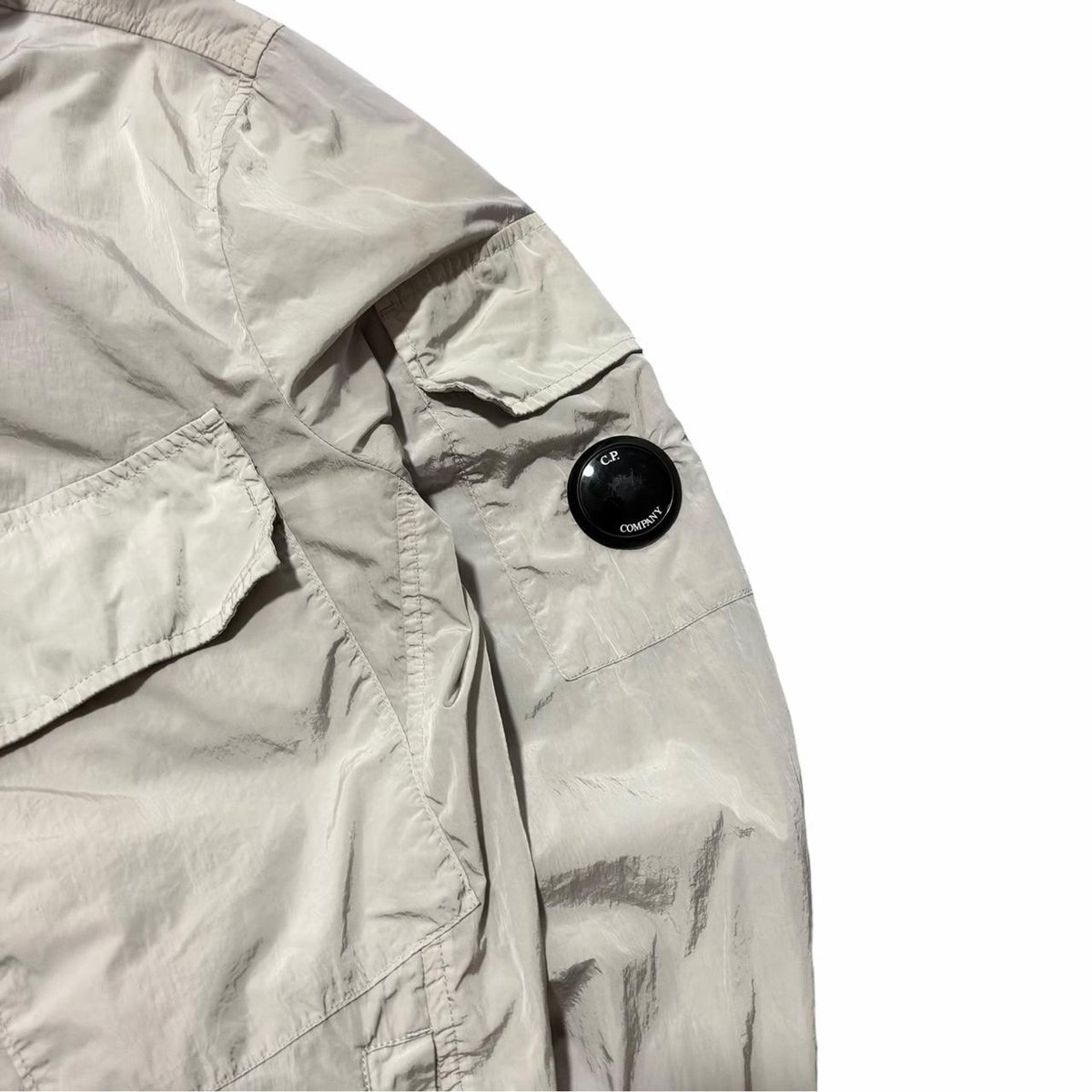 CP Company Chrome Nylon Jacket | Medium, Silver