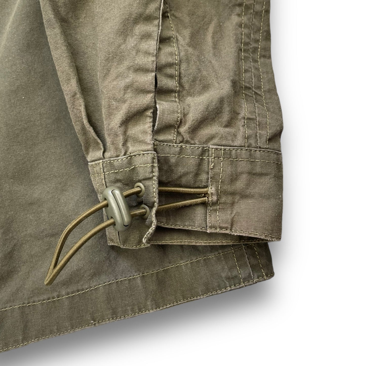 AW99/00 Maharishi Asymmetric Curved Hem Jacket (L) | Default Title, Green