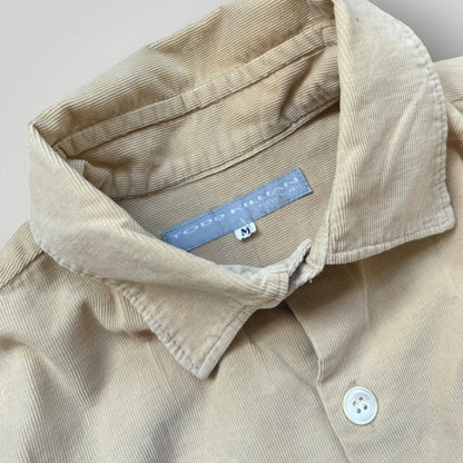 Nepenthes by Todd Killian NYC Micro Cord 3D Pocket Utility Overshirt M/L | O/S, Cream