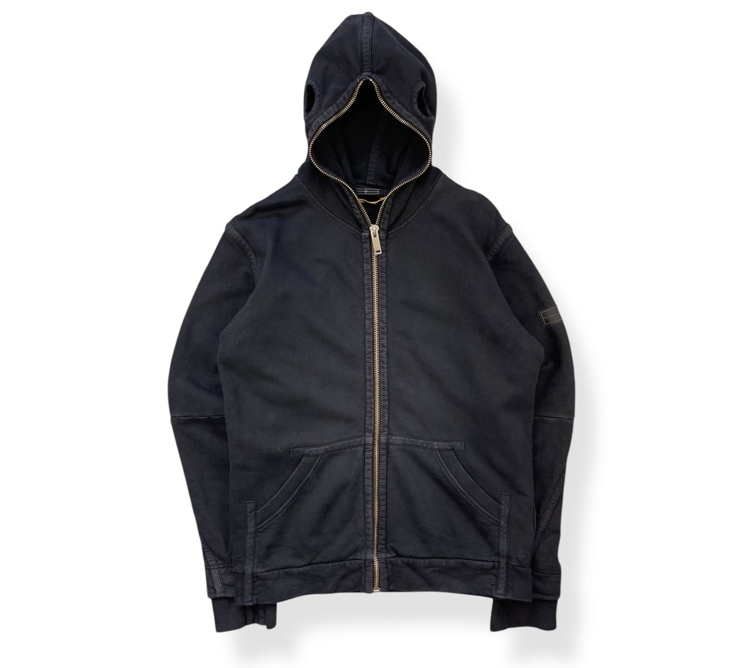 AW2009 Stone Island Denims Full Zip Face Mask Hoodie (L) | Default Title, Multicoloured
