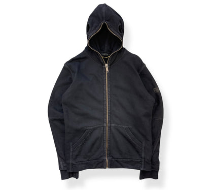 AW2009 Stone Island Denims Full Zip Face Mask Hoodie (L) | Default Title, Multicoloured