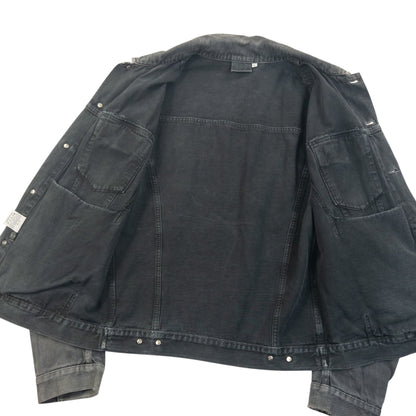 Vintage 2000s Versace Jeans Couture Button Up Jacket Size S | Small, Grey