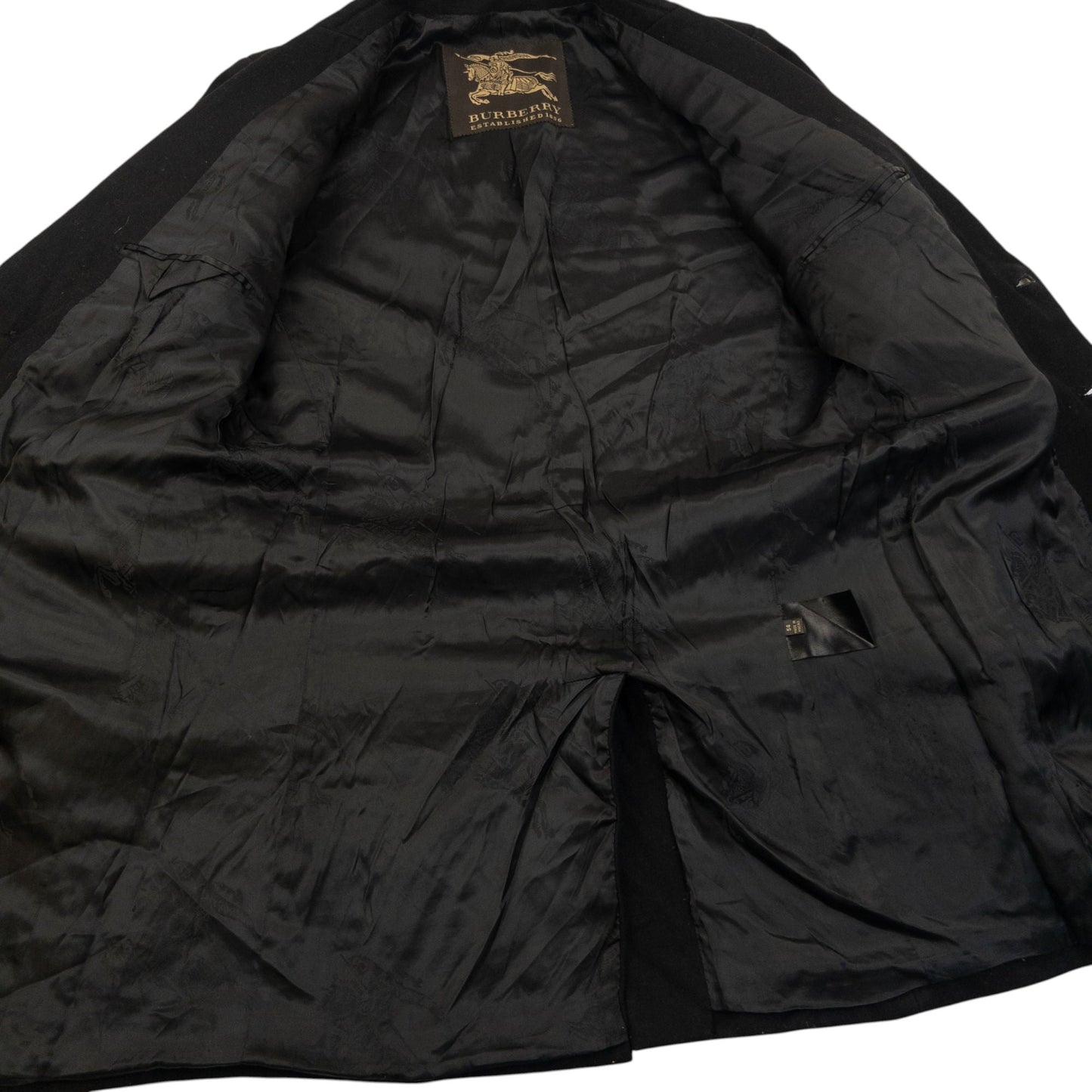 Vintage Burberry Prorsum Button Up Wool Jacket Size S | Small, Black
