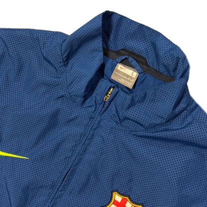 Nike Barcelona 2009/10 Tracksuit Top In Blue & Navy (L)