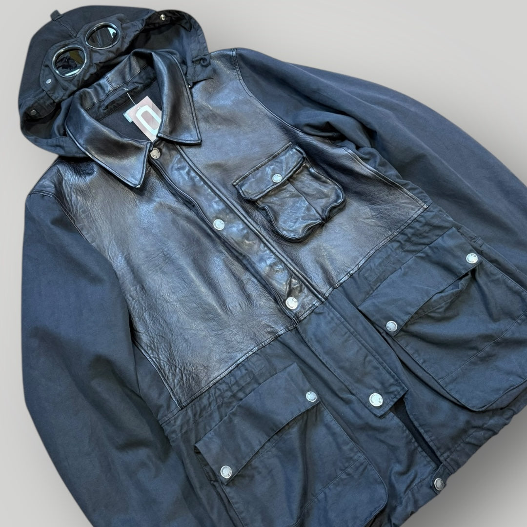 C.P. Company AW/05 Mille Miglia Half Leather Jacket 54 (XXL)