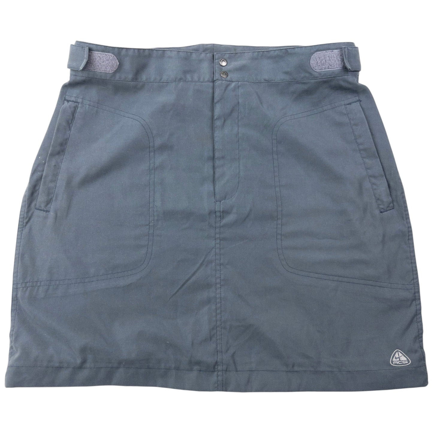 Vintage 2000s Nike ACG Zip Off Skirt Womens Size L | Large, Grey