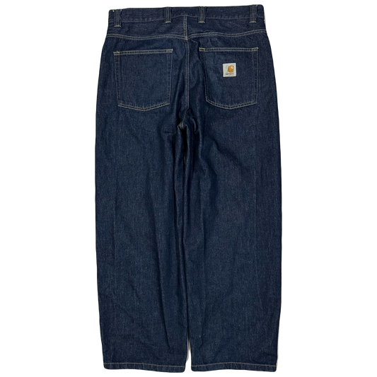 Carhartt Brandon Jeans In Navy ( L / W36 )