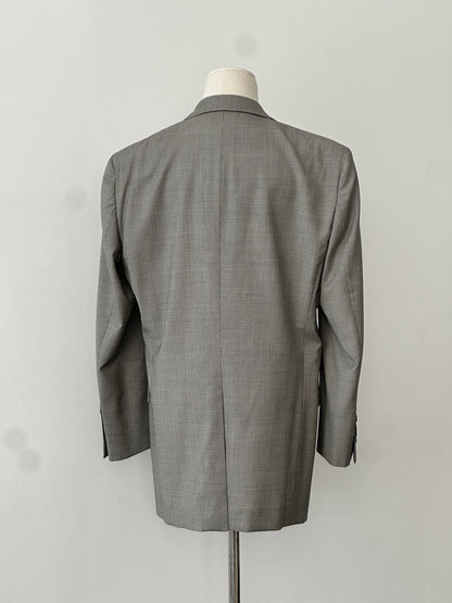 Loro Piana x Theory 2000s Pure Wool Micro Houndstooth Blazer - M