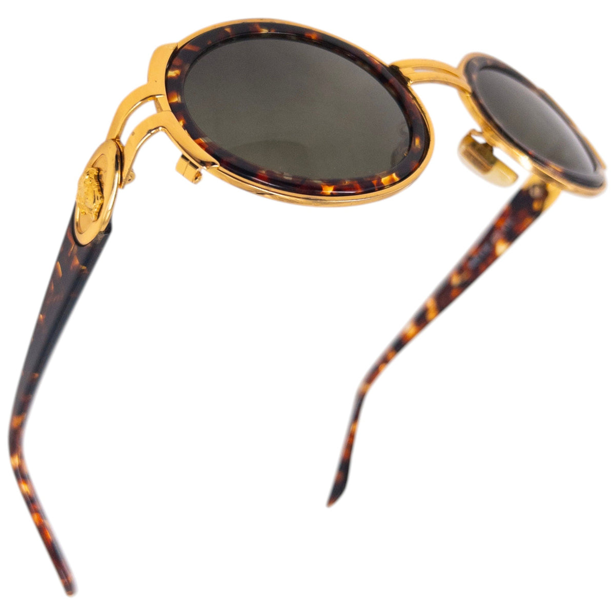 Vintage 90s Gianni Versace Tortoise Shell Sunglasses | O/S, Tortoise Shell