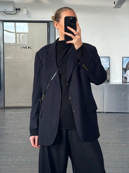 Vintage 1990s Pure Cashmere Single Breasted Blazer - 42R/L