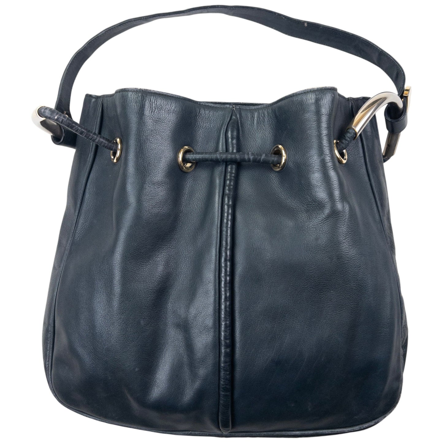 Vintage Gucci Leather Bucket Bag