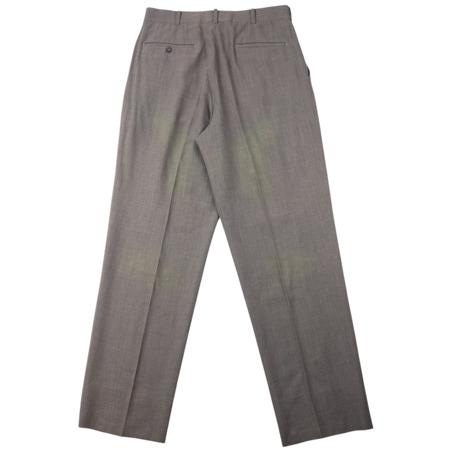 Vintage 90s Issey Miyake Pleated Wool Trousers Size W30 | W30, Beige