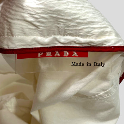 Prada Sport 00’s Linen Ponte Trousers - UK6-8 | O/S, White