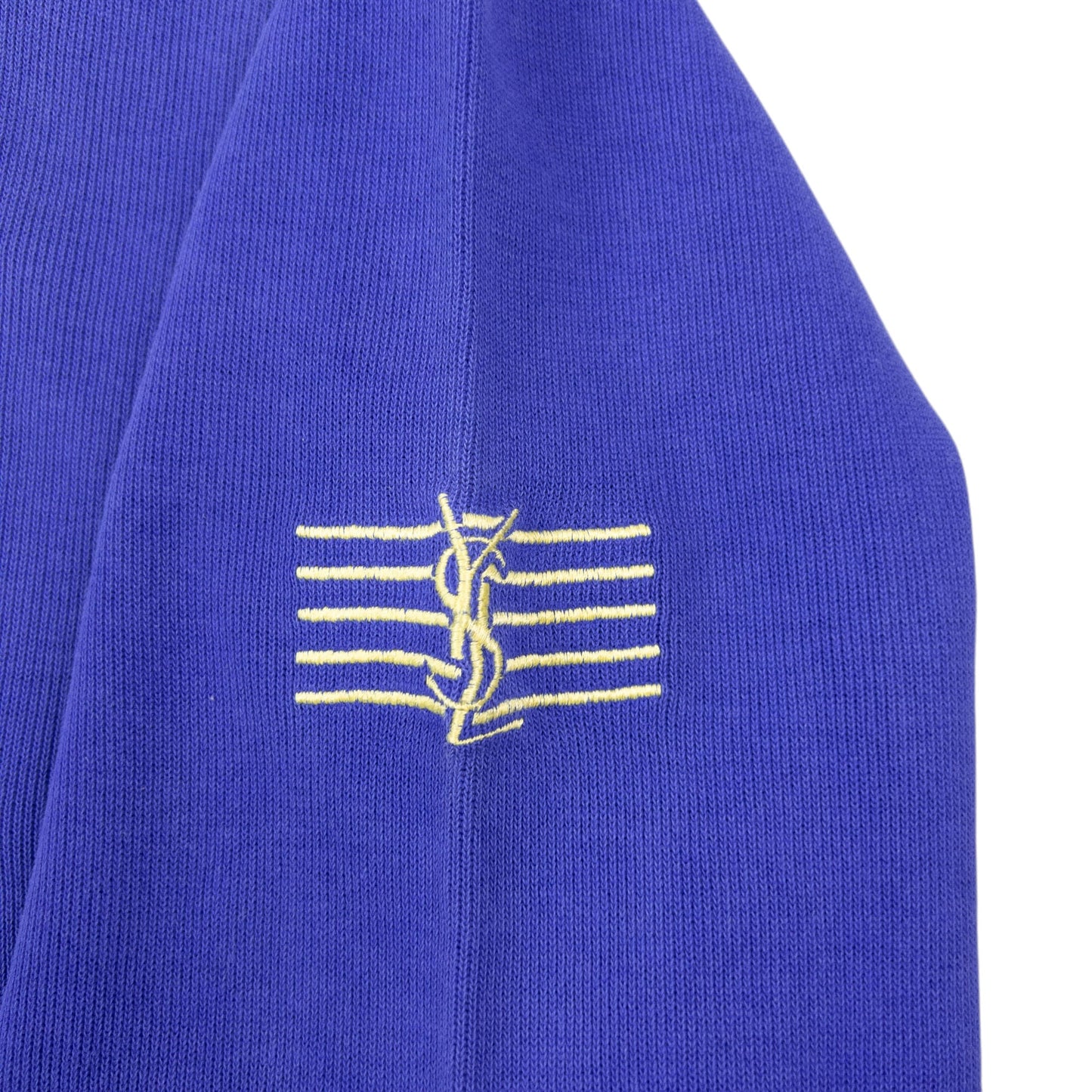 Vintage 2000s YSL Yves Saint Laurent Embroidered Hoodie Size L | Large, Multicoloured